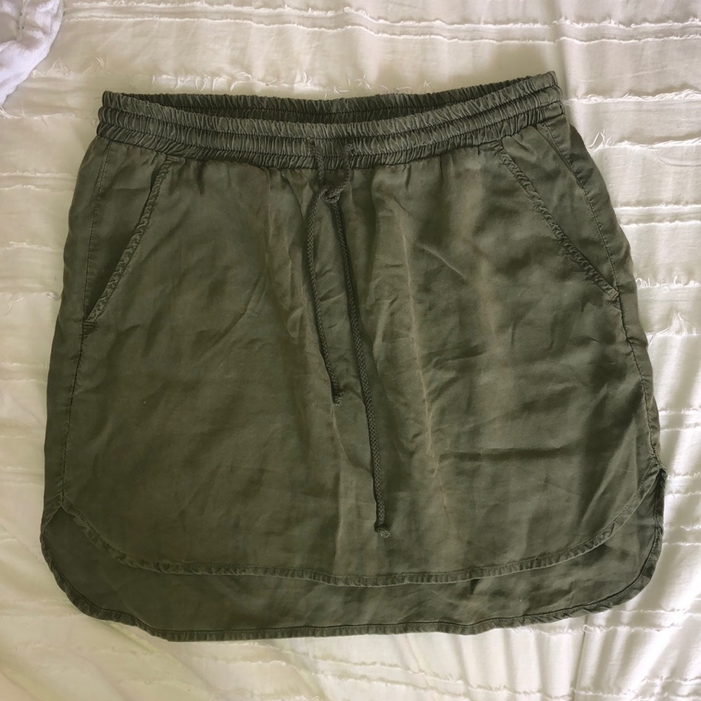 Olive skirt